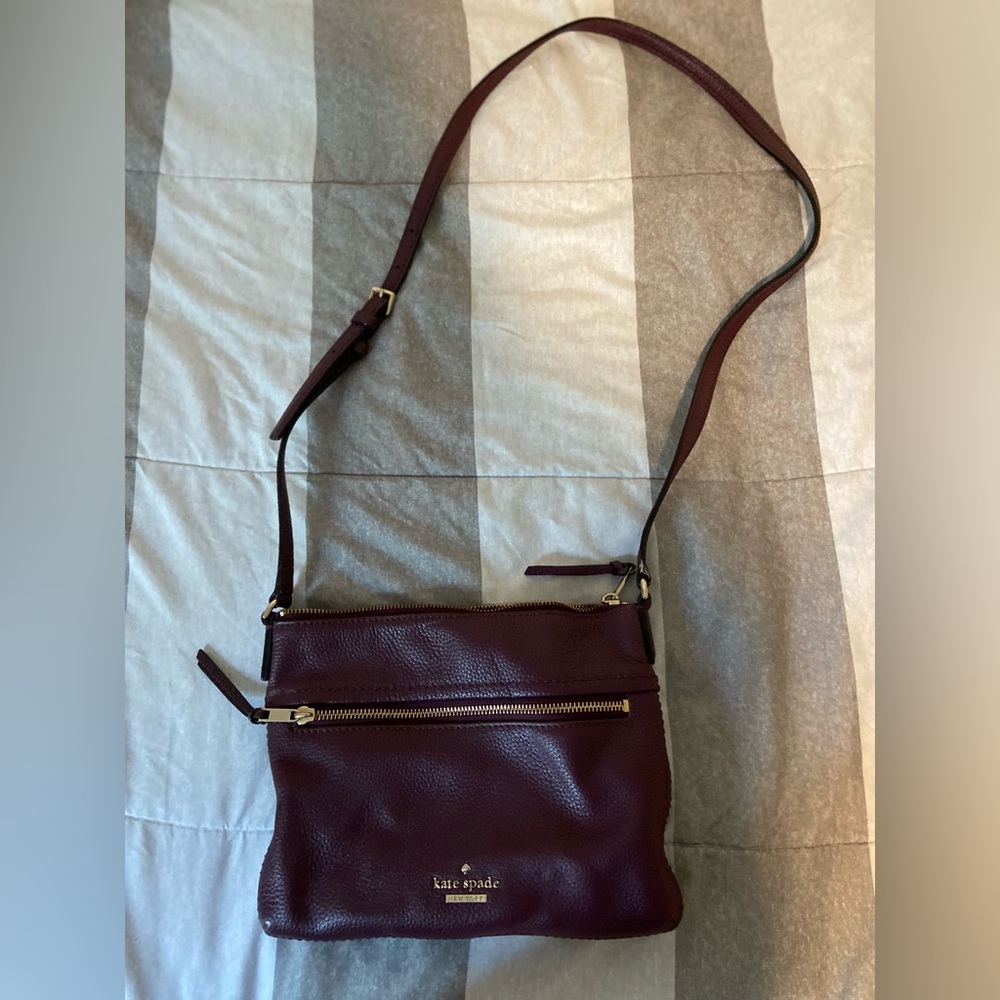 Purple Kate Spade cross body